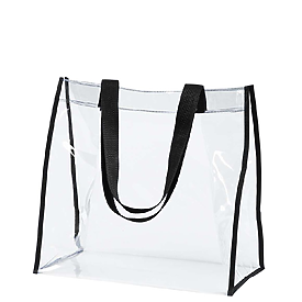 BAG EDGE CLEAR PVC TOTE