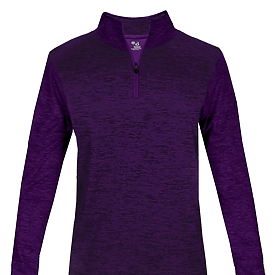 BDG LDY TONAL 1/4 ZIP T