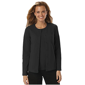 BL G LDY L/S CARDIGAN W/BTTN