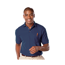 BL G ADT S/S SPBLND POLO W/PKT