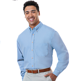 BL G MENS L/S EASY CARE POPLIN