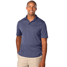BL G ADT HEATHERED WCK POLO