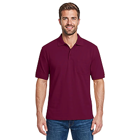BL G ADT S/S PQ POLO W/PKT