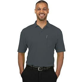 BL G ADT S/S POLY POLO W/PKT