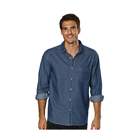 BL G ADT L/S UNTCK DENIM SHRT