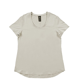 BS LDY SCOOP NECK T