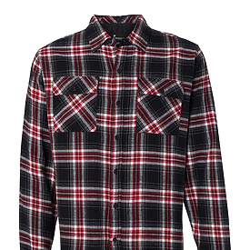 BURN ADT PLAID FLNL SHRT