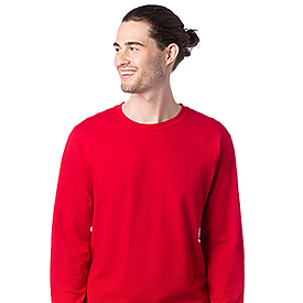 HANES ADT 5OZ 100% L/S T