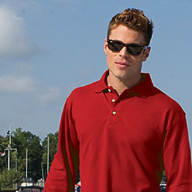 LONG SLEEVE PIQUE POLO