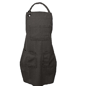 LB 5-PCKT COTTN DENIM APRON