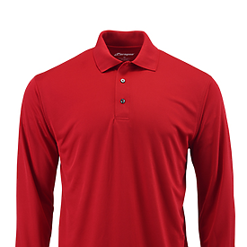 PRG ADT MINI MESH L/S POLO