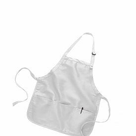 QT MED LENGTH APRON W/PKTS