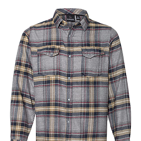 BS MENS SOFT SNAP PLAID FL