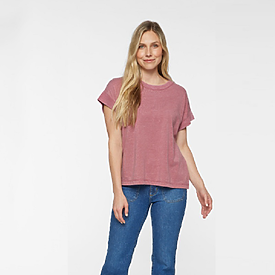 LAT LDY VINTAGE WASH T