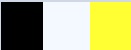 BLACK/ WHITE/ PALE YELLOW