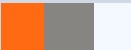 ORANGE/HEATHER/WHITE
